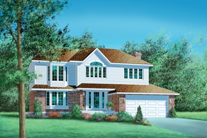 Traditional Exterior - Front Elevation Plan #25-2219