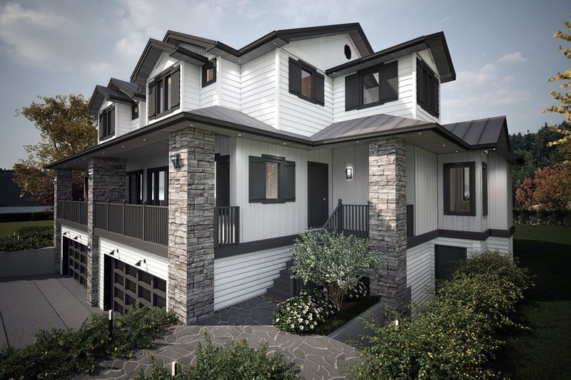 House Plan Design - Exterior - Other Elevation for Farmhouse House Plan #1101-18 - 3 bed, 3.5 bath