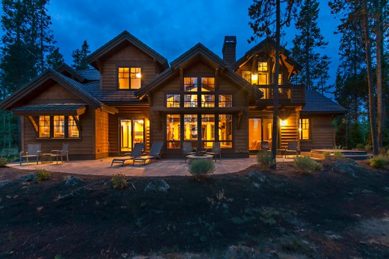 Craftsman style house design, elevation photo