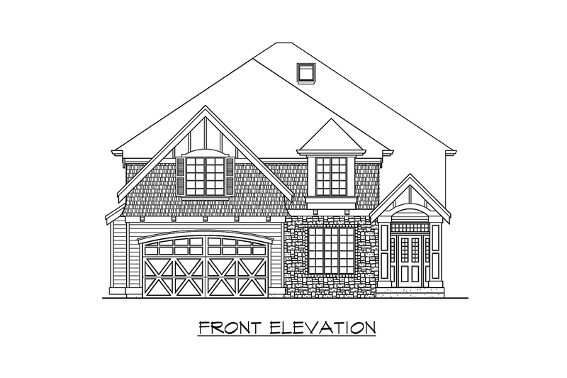 House Plan Design - Exterior - Other Elevation for Traditional House Plan #132-136 - 3 bed, 2.5 bath