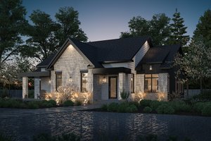 Modern Exterior - Front Elevation Plan #23-2394