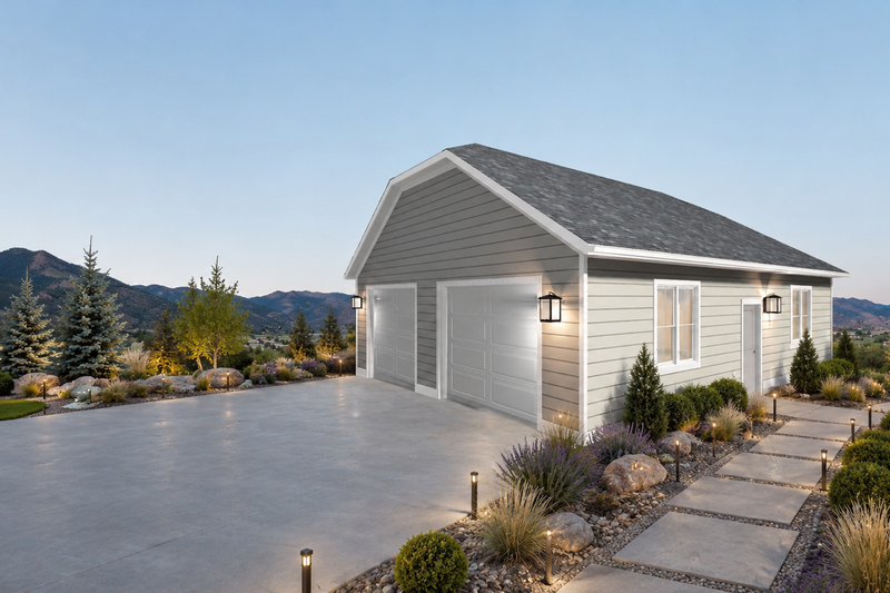 Architectural House Design - Exterior - Front Elevation 3 for Traditional House Plan #1060-491, 0 bath