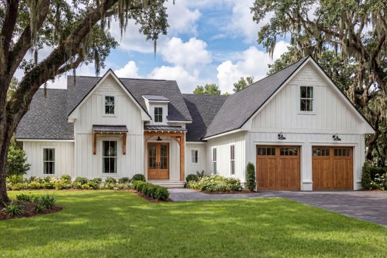 Exterior - Front Elevation 6 for Farmhouse House Plan #1067-1 - 3 bed, 2.5 bath