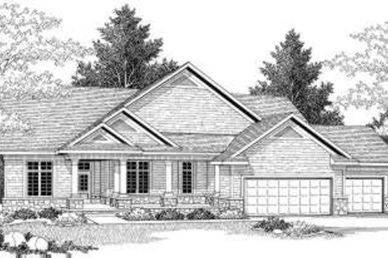 Home Plan - Traditional Exterior - Front Elevation Plan #70-594