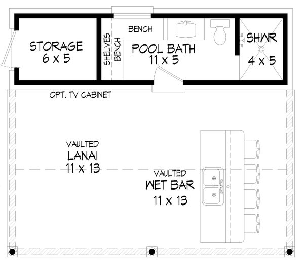 Home Plan - Traditional Floor Plan - Main Floor Plan #932-497