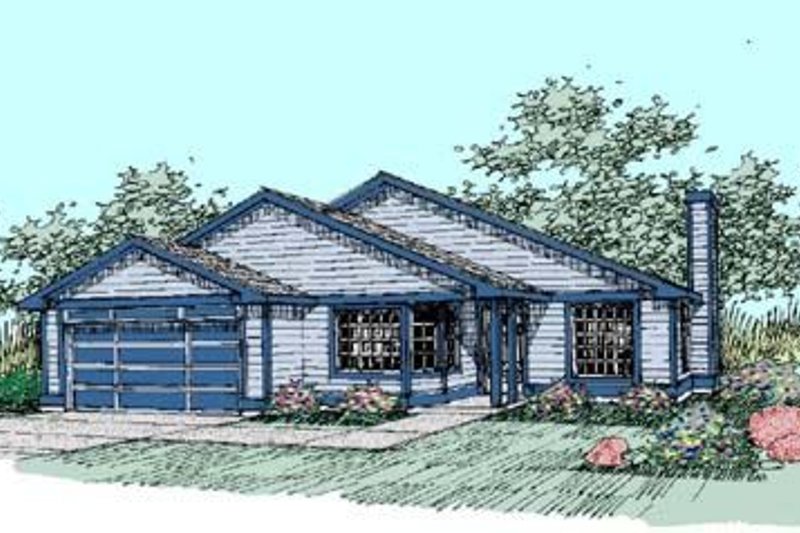 House Plan Design - Traditional Exterior - Front Elevation Plan #60-407
