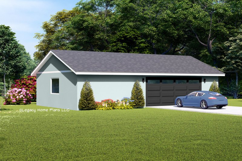 House Design - Ranch Exterior - Front Elevation Plan #932-728