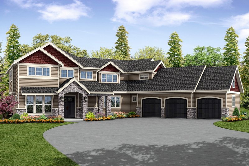 Home Plan - Traditional Exterior - Front Elevation Plan #124-1033