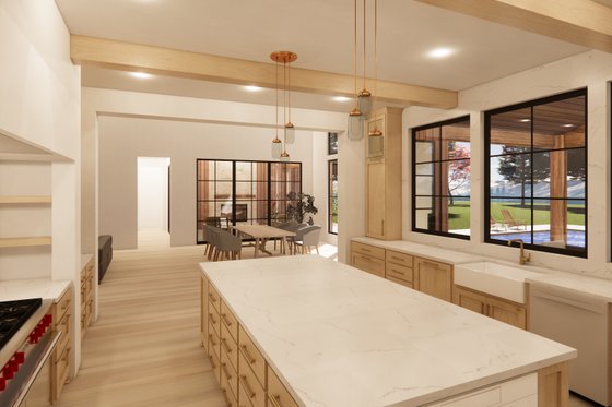Interior - Kitchen for Farmhouse House Plan #1096-5 - 4 bed, 4.5 bath