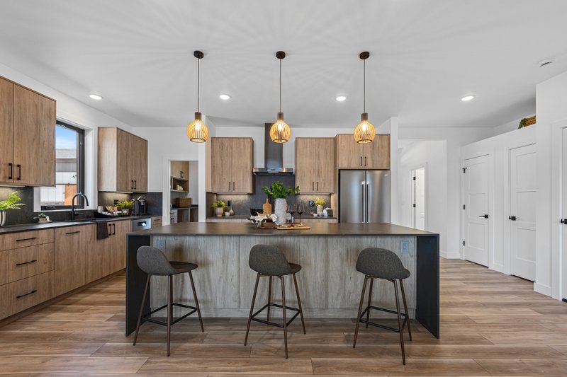 Home Plan - Interior - Kitchen for Contemporary House Plan #1070-239 - 3 bed, 2.5 bath