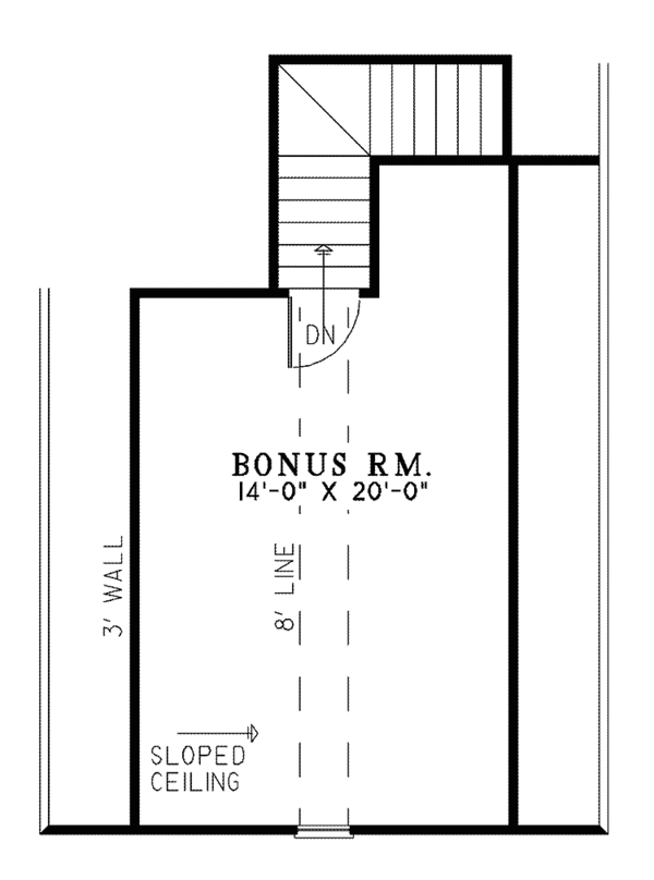 Dream House Plan - Country Floor Plan - Upper Floor Plan #17-3353