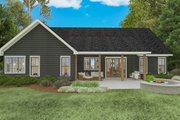 Ranch Style House Plan - 3 Beds 2.5 Baths 1834 Sq/Ft Plan #406-9669 