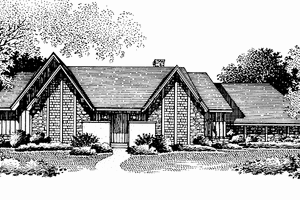 House Design - Contemporary Exterior - Front Elevation Plan #45-450