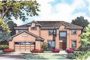 Dream House Plan - Exterior - Front Elevation for Country House Plan #1015-54 - 5 bed, 3 bath