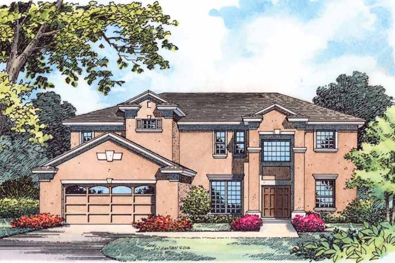 Dream House Plan - Country Exterior - Front Elevation Plan #1015-54