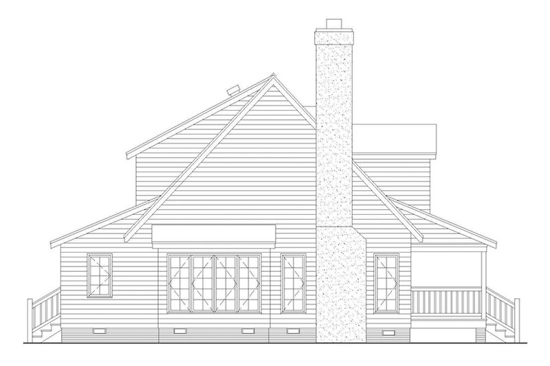 Home Plan - Exterior - Other Elevation 1 for Country House Plan #929-201 - 3 bed, 2 bath