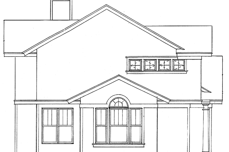Home Plan - Exterior - Other Elevation for Contemporary House Plan #320-895 - 3 bed, 2.5 bath