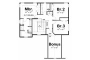 Traditional Style House Plan - 3 Beds 3 Baths 2248 Sq/Ft Plan #20-2185 