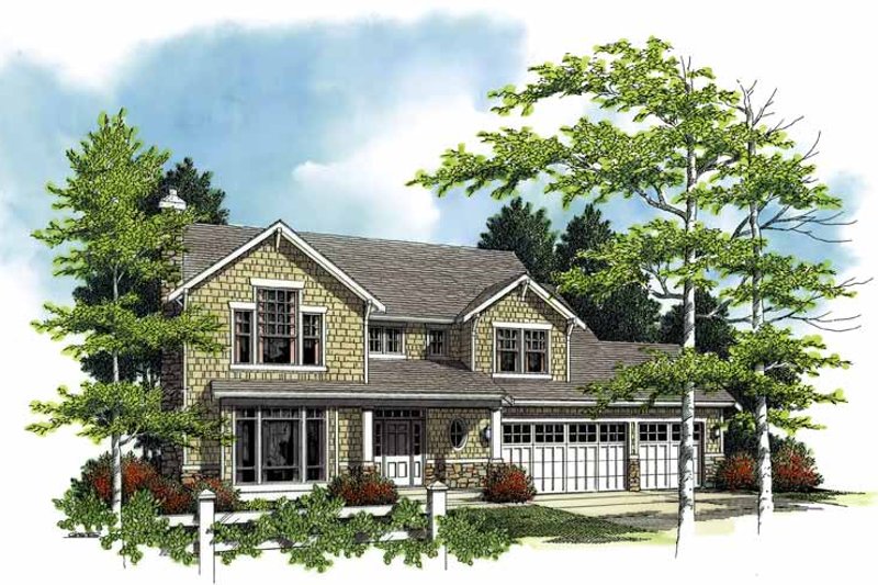 House Plan Design - Craftsman Exterior - Front Elevation Plan #48-790
