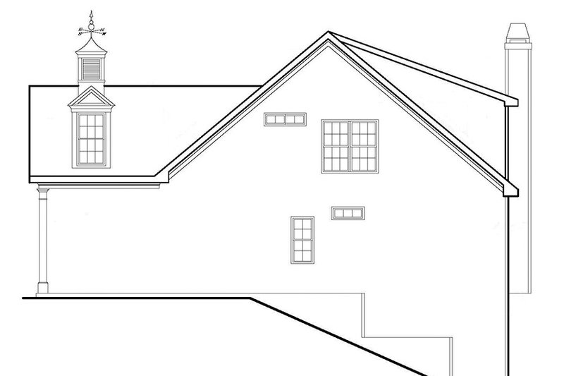 Home Plan - Exterior - Other Elevation for Country House Plan #927-559 - 4 bed, 3 bath