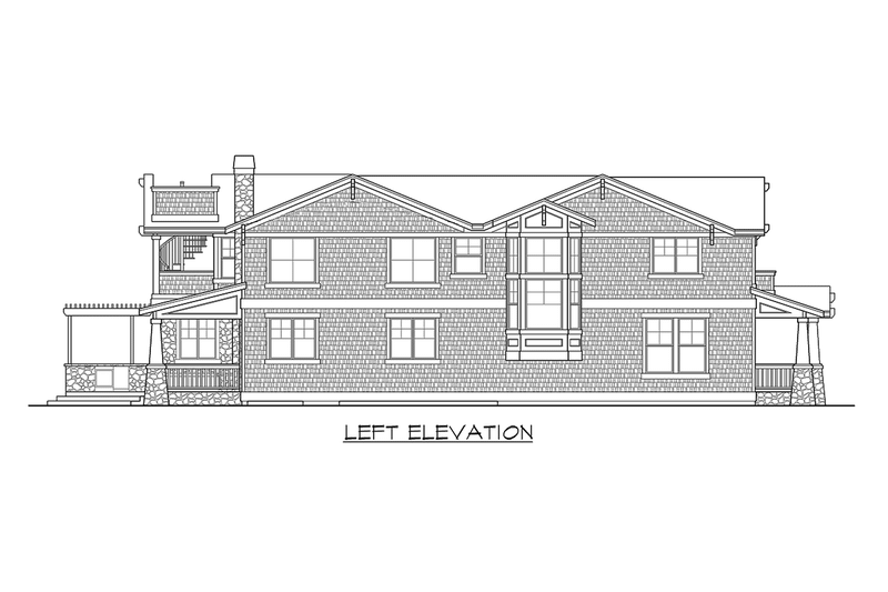 Home Plan - Exterior - Other Elevation 1 for Craftsman House Plan #132-131 - 4 bed, 4.5 bath