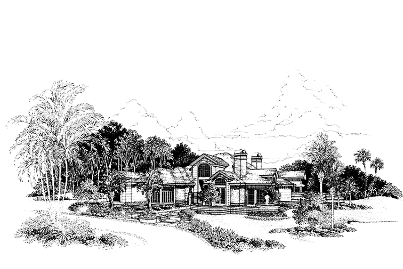 Dream House Plan - Exterior - Front Elevation 3 for Traditional House Plan #1007-12 - 4 bed, 3.5 bath