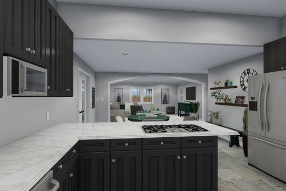 Interior - Kitchen 1 for Traditional House Plan #1060-49 - 3 bed, 2.5 bath