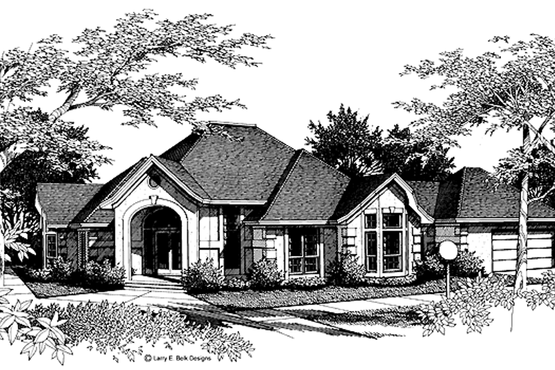 Home Plan - Ranch Exterior - Front Elevation Plan #952-39