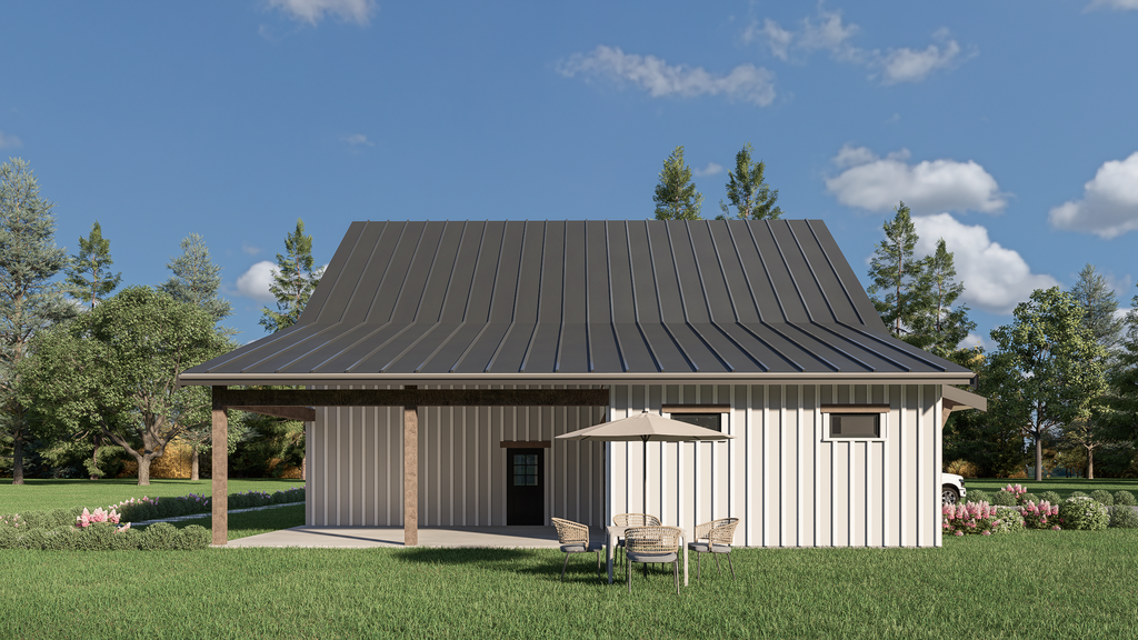 Exterior - Other Elevation 3 for Barndominium House Plan #1070-173 - 2 bed, 1 bath