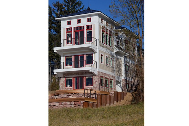 Dream House Plan - Contemporary Exterior - Rear Elevation Plan #928-249