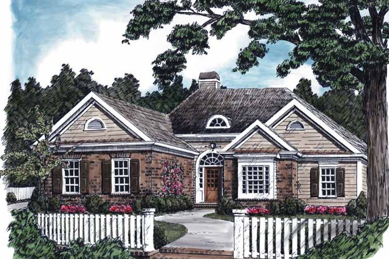 Home Plan - Exterior - Front Elevation 3 for Country House Plan #927-581 - 3 bed, 2 bath