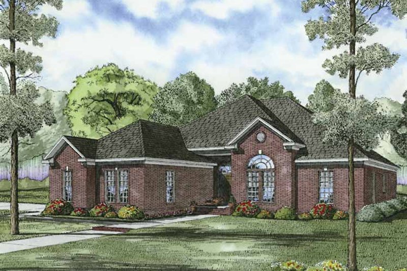 Home Plan - Traditional Exterior - Front Elevation Plan #17-2849