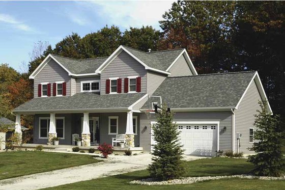 Exterior - Front Elevation 4 for Craftsman House Plan #928-137 - 3 bed, 2.5 bath