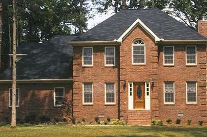 Dream House Plan - Colonial Exterior - Front Elevation Plan #30-206