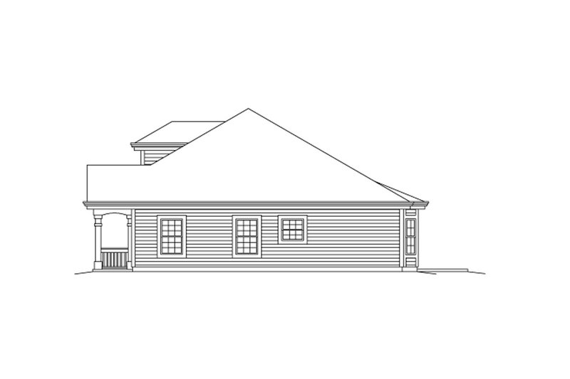 Dream House Plan - Exterior - Other Elevation 1 for Country House Plan #57-683 - 4 bed, 4 bath