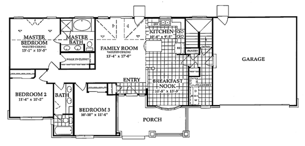 Dream House Plan - Country Floor Plan - Main Floor Plan #942-9