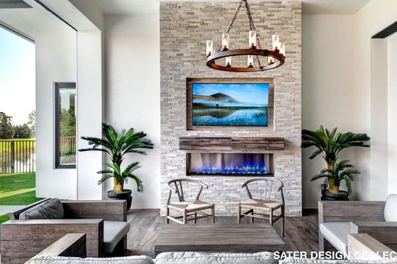 Exterior - Outdoor Living 1 for Contemporary House Plan #930-477 - 4 bed, 5 bath