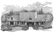 Country Style House Plan - 4 Beds 4.5 Baths 3371 Sq/Ft Plan #929-409 