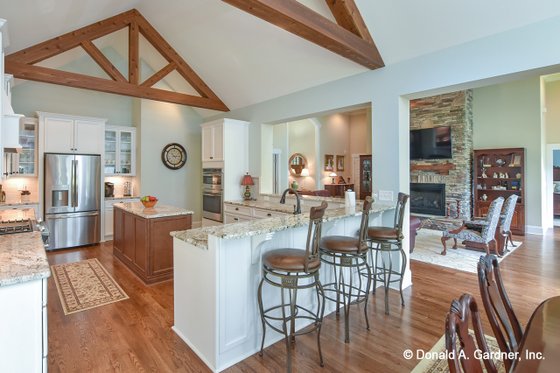 Interior - Kitchen for Cottage House Plan #929-992 - 4 bed, 4 bath