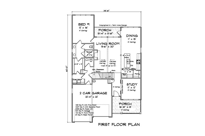 Dream House Plan - Floor Plan - Main Floor for Traditional House Plan #513-2196 - 4 bed, 3.5 bath