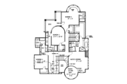 Craftsman Style House Plan - 4 Beds 4.5 Baths 3809 Sq/Ft Plan #410-3581 