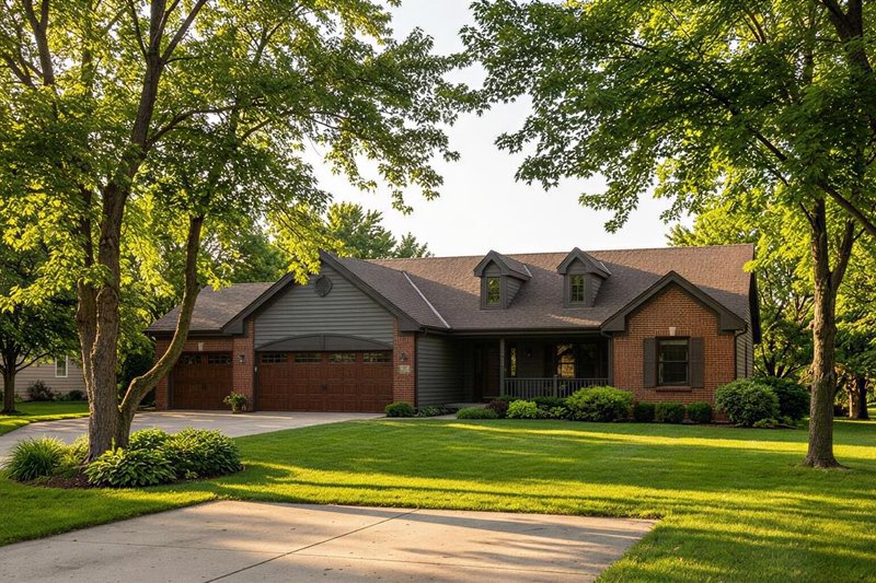 Home Plan - Ranch Exterior - Front Elevation Plan #22-468