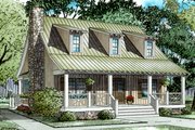 Colonial Style House Plan - 3 Beds 2 Baths 1544 Sq/Ft Plan #17-2882 