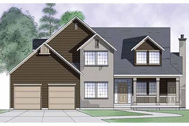Home Plan - Exterior - Front Elevation 3 for Country House Plan #945-34 - 3 bed, 2.5 bath