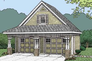 Victorian Exterior - Front Elevation Plan #410-3608