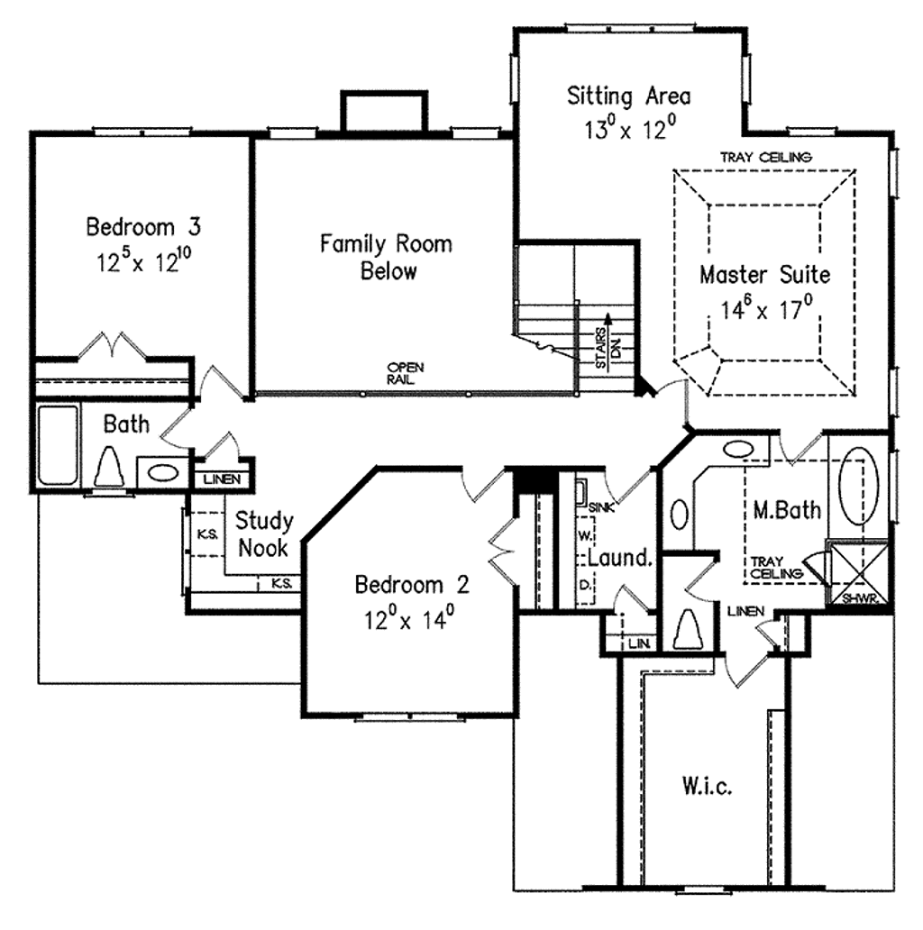 Tudor Style House Plan - 4 Beds 3 Baths 2704 Sq/Ft Plan #927-421 ...