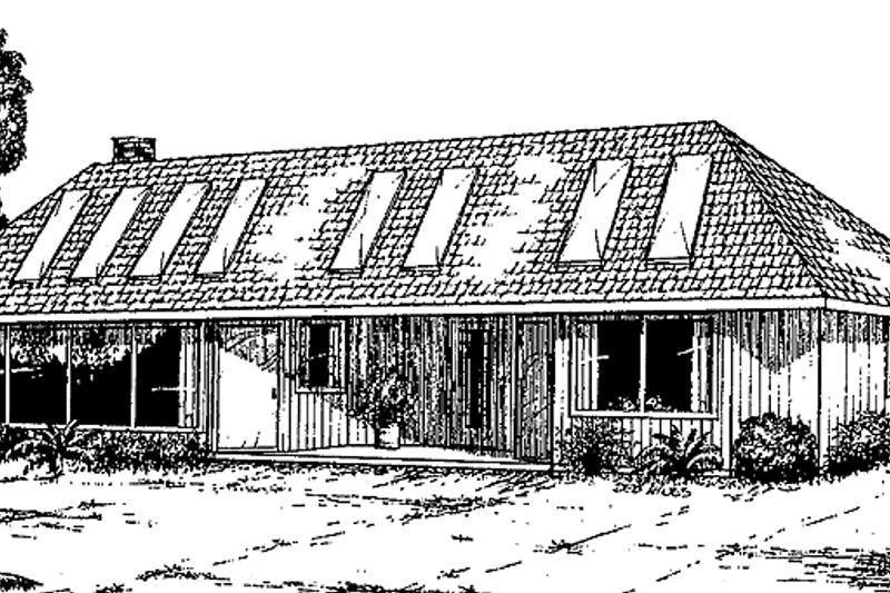 Dream House Plan - Traditional Exterior - Front Elevation Plan #60-872