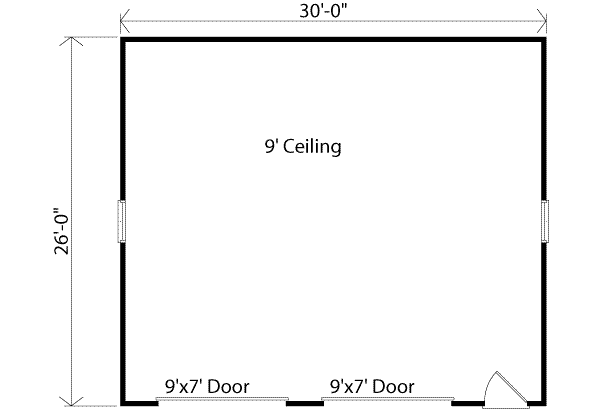 Architectural House Design - Traditional Floor Plan - Main Floor Plan #22-455
