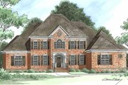 Traditional Style House Plan - 5 Beds 5 Baths 4004 Sq/Ft Plan #1054-3 