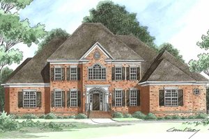 Traditional Exterior - Front Elevation Plan #1054-3